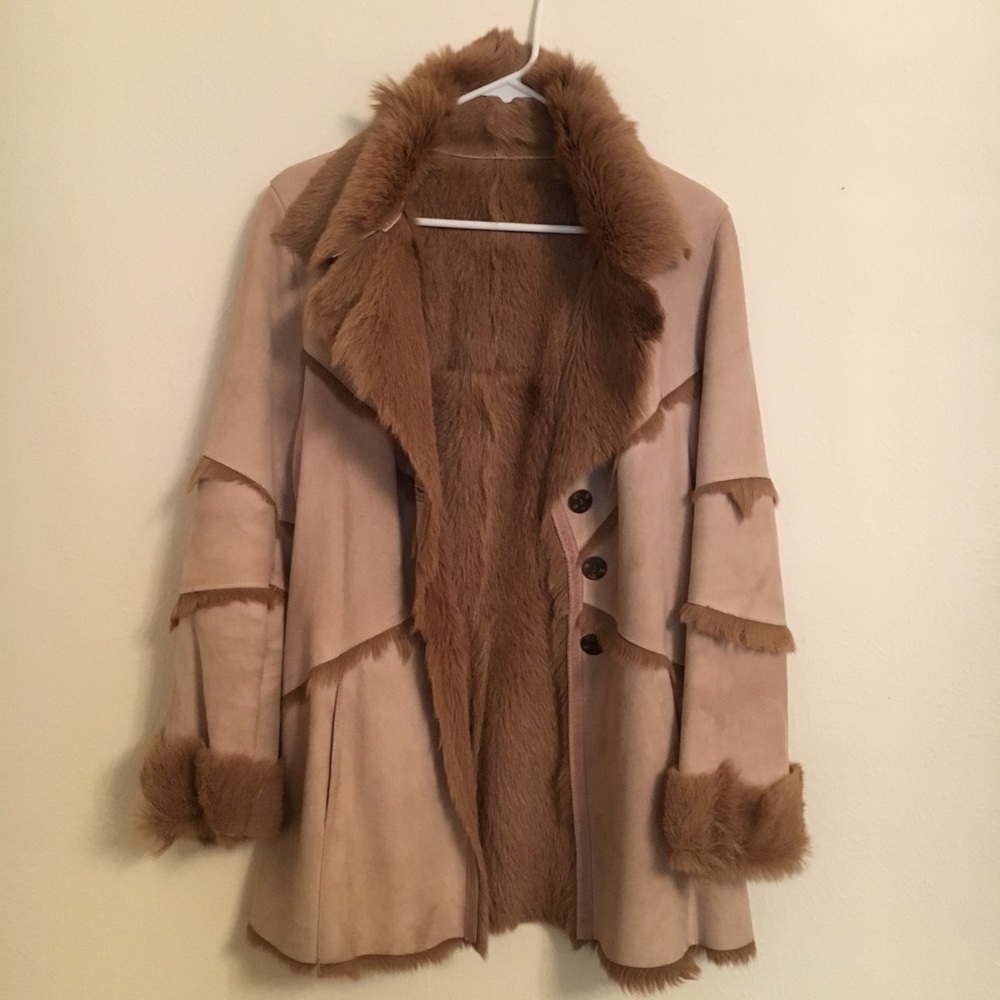 Shearling lambskin coat Kenzo Jungle